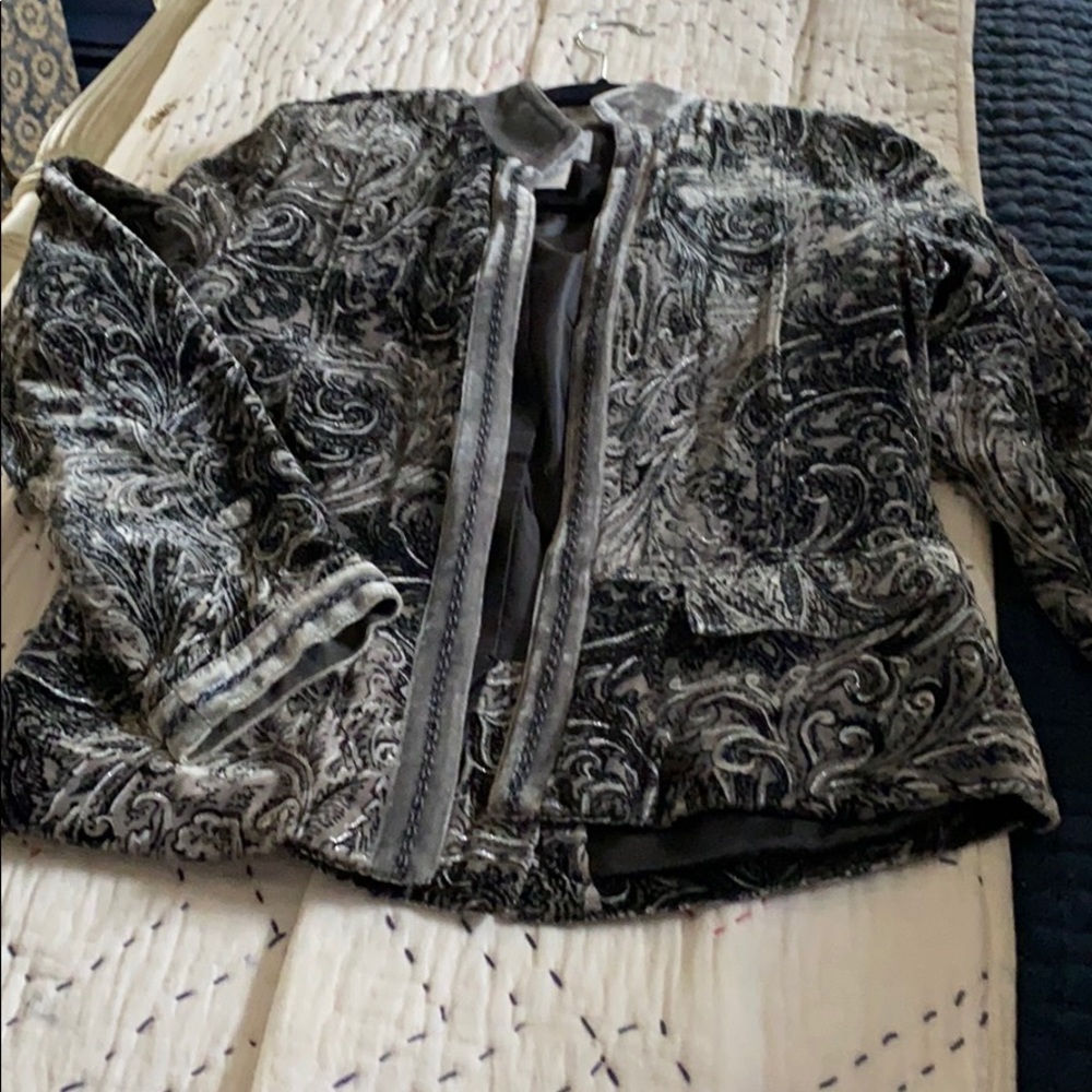 A favorite! Beautiful  paisley velvet jacket